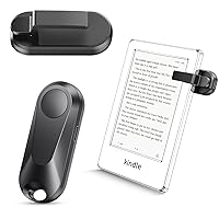 K2 RF Remote Control Page Turner for Kindle Reading Remote Control PageTurner for Kindle for iPhone,iPad,iOS Android Tablets Reading Novels Comics Photos Camera Video Recording Remote Triggers(Black)