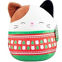 Squishmallows 10-Inch Cam The Cat - Official Jazwares Plush - Collectible Soft & Squishy Stuffed Animal Toy - Gift for Kids, Girls, Boys
