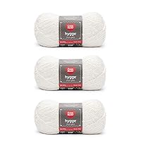 Red Heart Hygge Pearl Yarn - 3 Pack of 227g/8oz - Acrylic Nylon Blend - 5 Bulky - 212 Yards - Knitting/Crochet