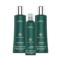 Regis DESIGNLINE - OLIVE OIL TRIO KIT - Shampoo & Conditioner Treatment Restores Dry and Damaged Hair without Build-Up and Protects Against Damage, Dryness, and Color Fading (3 Pack)