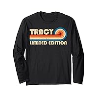 TRACY Name Personalized Funny Retro Vintage Birthday Long Sleeve T-Shirt