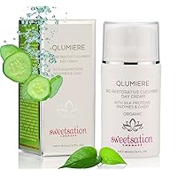 Sweetsation Therapy/YUNASENCE QLUMIERE Bio-Restorative Soothing Cucumber Cream w/Amino Acids, Hyaluronic Acid, Enzymes, Caviar. Hydrating, Protecting.