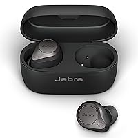 Elite 85t True Wireless Bluetooth Earbuds, Titanium Black – Advanced Noise-Cancelling Earbuds with Charging Case for Calls & Music – Wireless Earbuds with Superior Sound & Premium Comfort