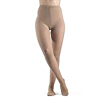 SIGVARIS Women’s Style Sheer 780 Closed Toe Pantyhose 20-30mmHg - Honey - Medium Long