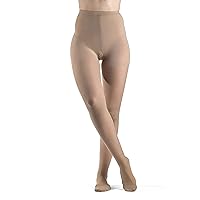 Women’s Style Sheer 780 Closed Toe Pantyhose 20-30mmHg - Honey - Large Long