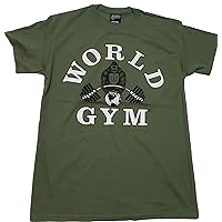 World Gym W100 Shirt 2-Side Logo Print