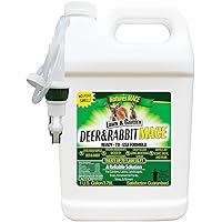 Nature’s MACE Deer & Rabbit Repellent 1 Gal Spray/Covers 5,600 Sq. Ft. / Repel Deer from Your Home & Garden/Safe to use Around Children, Plants & Produce/Protect Your Garden Instantly
