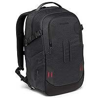 Manfrotto PRO Light Backloader M, Professional Camera Backpack for Cameras, Top and Rear Access, Double Tripod Mount, Padded Backpack with Interchangeable Dividers, Black
