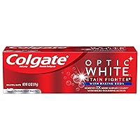 Colgate, Optic White Stainfighter Toothpaste+Baking Soda, 4.2 Ounce