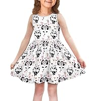 Dress for Girls Cute Girl's Loose Casual Holiday Midi Dress