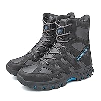 Fashion New Men's Shoes Outdoor Hiking Boots Men,High-top Tactical Combat Shose,Breathable And Durable Jungle Desert Tooling Footwear,for Camping,Hunting,Working,Walking Non-slip and breathable