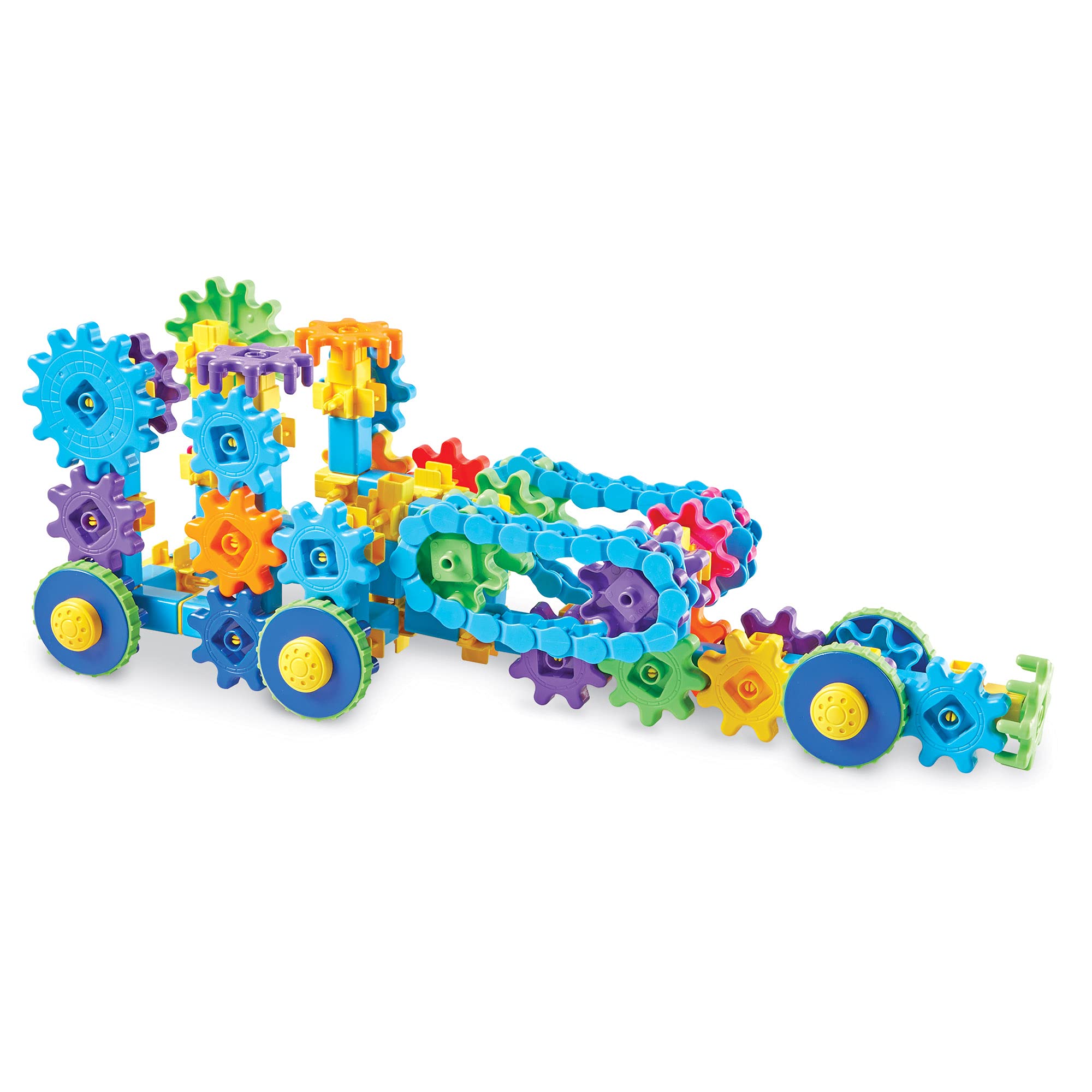 Learning Resources Gears! Gears! Gears! Mega Builds, STEM Building Set, Gears Toys for Kids, 235 Piece, Ages 4+, STEM Toys