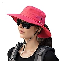 Sun Hat Womens Men 3” Wide Brim UPF 50+ Fishing Beach Bucket Hats