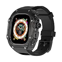 For Apple Watch Ultra 49mm band Case Series 8 7 6 5 4 SE Band Bracelet Strap Watchband Light Duty MOD Kit Rugged Protective Cover