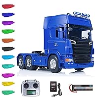TOUCAN RC HOBBY 6X4 RC Tractor Truck 1/14 Flysky I6S RTR Remote Control Car Sound Light Battery Dark Blue (Provide Color Customization)
