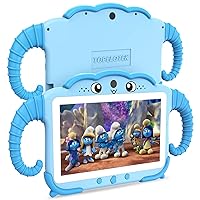 Tablet for Kids 7IN Kids Tablet for Toddlers 32GB Toddler Tablet for Children Android Kids Learning Tablet with Educational Game, HD IPS Screen, GMS Certificate with Parent Controls Best Gift (Blue)