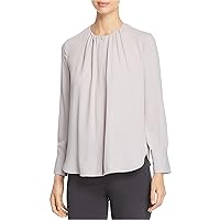 Armani Womens Shirred Pullover Blouse