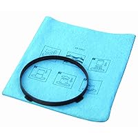 Stanley 25-1201 Blue Cloth Reusable Filter with Clamp Ring for 1-5 Gallon Wet/Dry Vacuums, Compatible with SL18910P-3, SL18130P, SL18133, SL18129