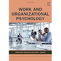 Work and Organizational Psychology (Topics in Applied Psychology) Work and Organizational Psychology (Topics in Applied Psychology) Paperback Kindle Hardcover