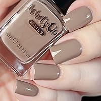Whats Up Nails - Joshua Tree Nail Polish Nude Light Brown Creme Lacquer Varnish Made in USA 12 Free Cruelty Free Vegan Clean