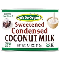 Let's Do...Organic Sweetened Condensed Coconut Milk, 7.4 Ounce Cans (Pack of 6)