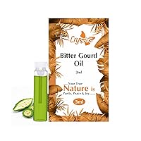 Crysalis Bitter Gourd (Momordica Charantia) Oil|100% Pure & Natural Undiluted Essential Oil Organic Standard for Skin & Hair Care|Therapeutic Grade Oil, Fight Split Ends & Dandruff - 3ml