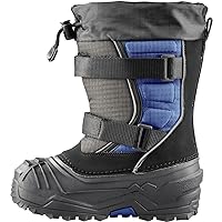Baffin Young Eiger | Kid's Youth Boots | Ankle Height | Available in Black, Charcoal/Blue & Black/Expedition Gold Color | Perfect for Winters | Light-Weight & Flexible