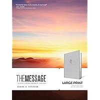 The Message Large Print (Hardcover Deluxe, Lavender on Linen): The Bible in Contemporary Language The Message Large Print (Hardcover Deluxe, Lavender on Linen): The Bible in Contemporary Language Hardcover