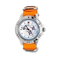 Vostok | Komandirskie Russian Knights SU-27 Air Force Aerobatic Team Military Mechanical Wrist Watch | Fashion | Business | Casual Men’s Watches | Model Series 066