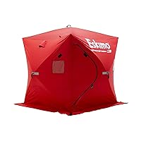 69143 Quickfish 3 Pop-Up Portable Hub-Style Ice Fishing Shelter, 34 Square Feet of Fishable Area, 3 Person Shelter