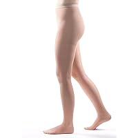 Allegro 8-15 mmHg Essential 83 Sheer Support Compression Pantyhose - Comfortable Women's Compression Hose with Closed Toe