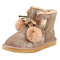 Girl's Genuine Leather Ankle Boot (Little Kid/Big Kid)