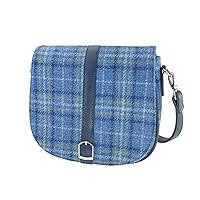 Harris Tweed Ladies Shoulder Bag in Different Tartans - Genuine Handwoven Scottish Wool - Adjustable Strap, Gift for her - Christmas and New Year Celebrations gift For Women