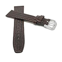 Bandini Leather Watch Band Strap - Lizard Pattern - Slim - 4 Colors - 10mm, 12mm, 14mm, 16mm, 18mm, 20mm