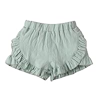Ref Shorts Baby Girls Boys Solid Spring Summer Shorts Ruffle Clothes Girl Shorts