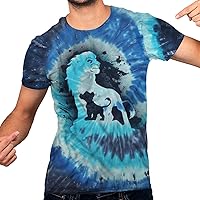 Disney Lion King Future King Adult Men's Graphic Tie Dye T-Shirt