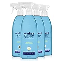 Bathroom Cleaner, Removes Mold + Mildew Stains, Eucalyptus Mint, 28 Fl Oz (Pack of 4)