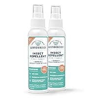 Mosquito, Tick, Fly, and Insect Repellent with Natural Essential Oils DEET-Free Plant-Based Bug Spray Killer Safe for Kids, Babies, Family Cedarwood 2-Pack of 4 oz Bottle