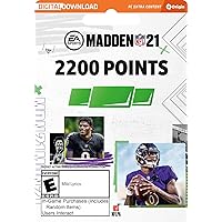 MADDEN NFL 21 - MUT 2200 Points Pack - Origin PC [Online Game Code] MADDEN NFL 21 - MUT 2200 Points Pack - Origin PC [Online Game Code] PC Online Game Code