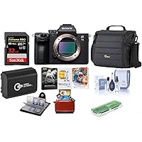 Sony Alpha a7 III Mirrorless Digital Camera - Bundle with Shoulder Bag, 32GB SD Card, Cleaning Kit, Card Reader, SD Card Case, Corel Mac Software Kit, Extra Battery