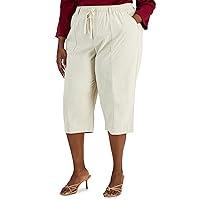 Karen Scott Women's Plus Size Charlie Capri Pants