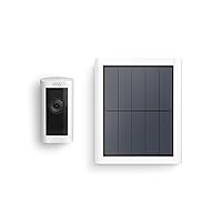 Ring Stick Up Cam Pro, Solar | Two-Way Talk with Audio+, 3D Motion Detection with Bird’s Eye Zones, 1080p HDR Video & Color Night Vision (2023 release), White
