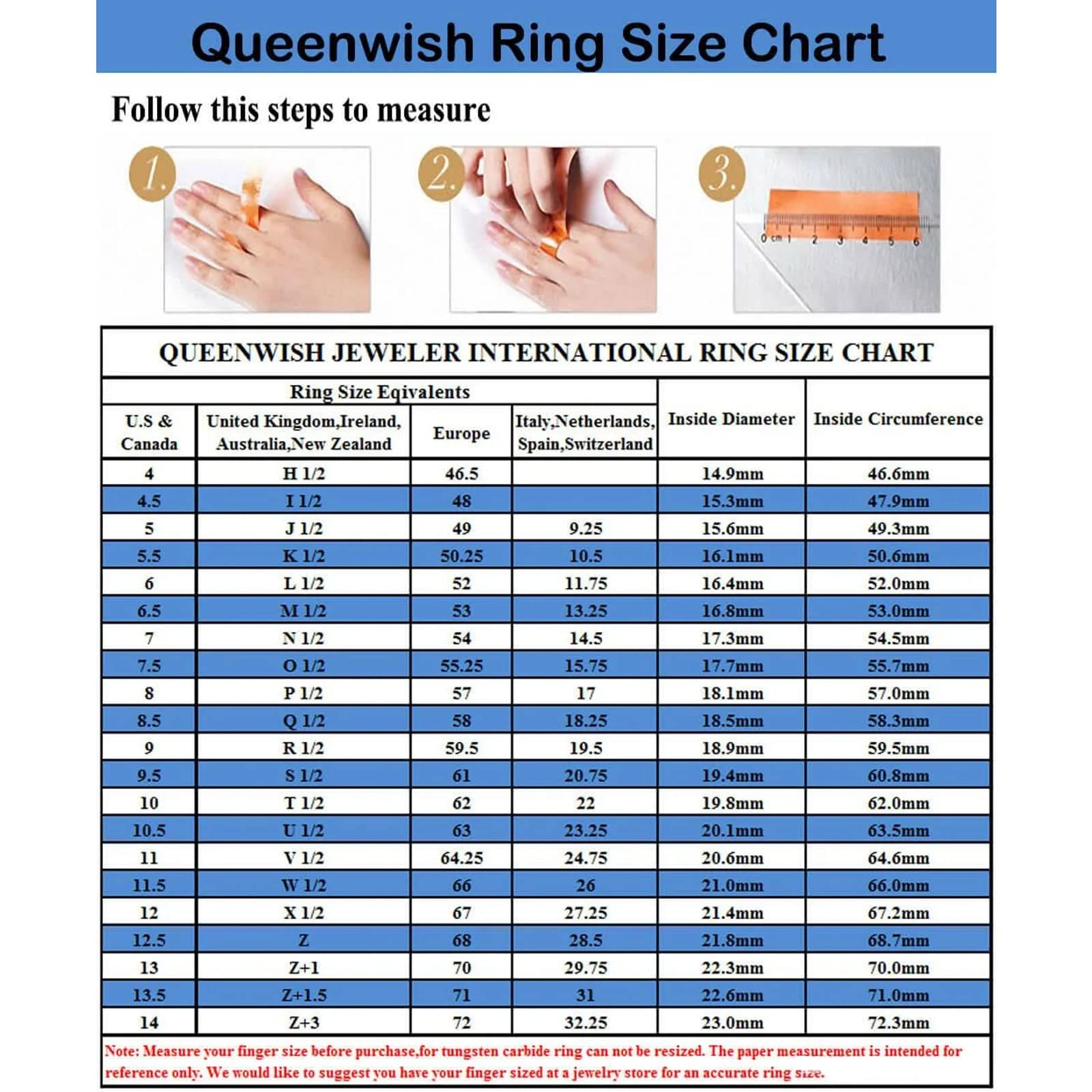 CTIEIP 10K/14K/18K Gold Natural Diamond Personalized Birthstone Rings for Women Custom Engraved 2-6 Names Ring for Mom Mothers Ring with 1-6 Birthstones