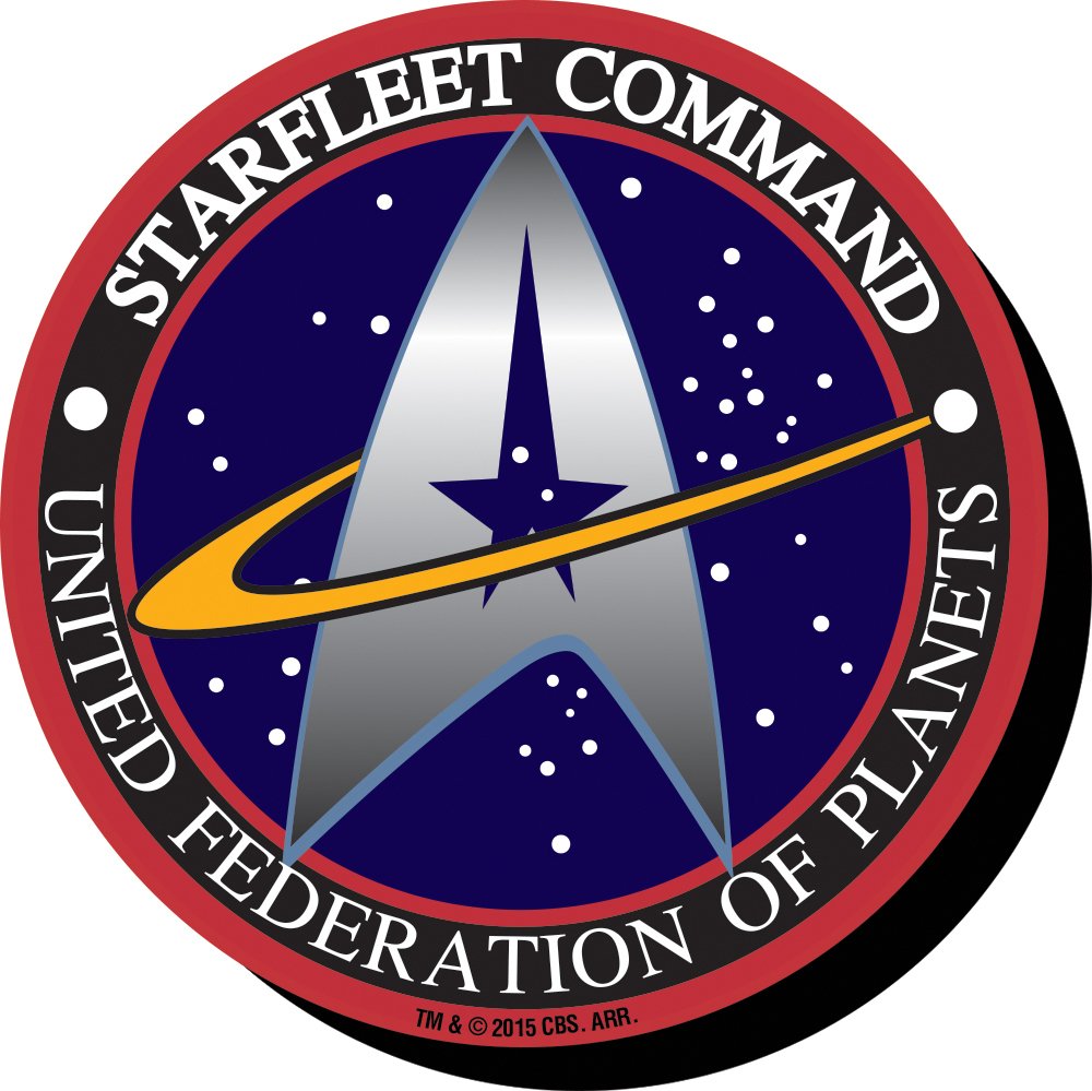AQUARIUS - Star Trek Starfleet Command Logo Funky Chunky Magnet