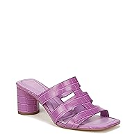 Franco Sarto SARTO Womens Flexa Carly Heeled Slide Sandal Pink Croc Print 10 M