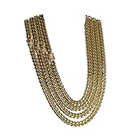 Miami Cuban Link Chain Choker Necklace CZ diamond Lock Real Solid 14K Gold Finish Stainless Steel, Cuban Choker, Cuban necklace, Gold Cuban Chain, 12mm Miami Cuban Link Chain