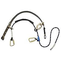 3M DBI-SALA Cynch-Lok 1204057 Fall Restriction Device, With Rope Lanyard For Distribution Poles Up To 18.5-Inch Dia., 58-Inch Circ., Brown/Blue