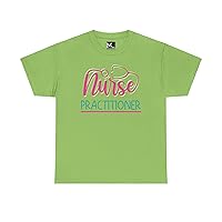 Nurse Practitioner Unisex Heavy Cotton T-Shirt - Professional, Comfortable, and Durable Medical Apparel.