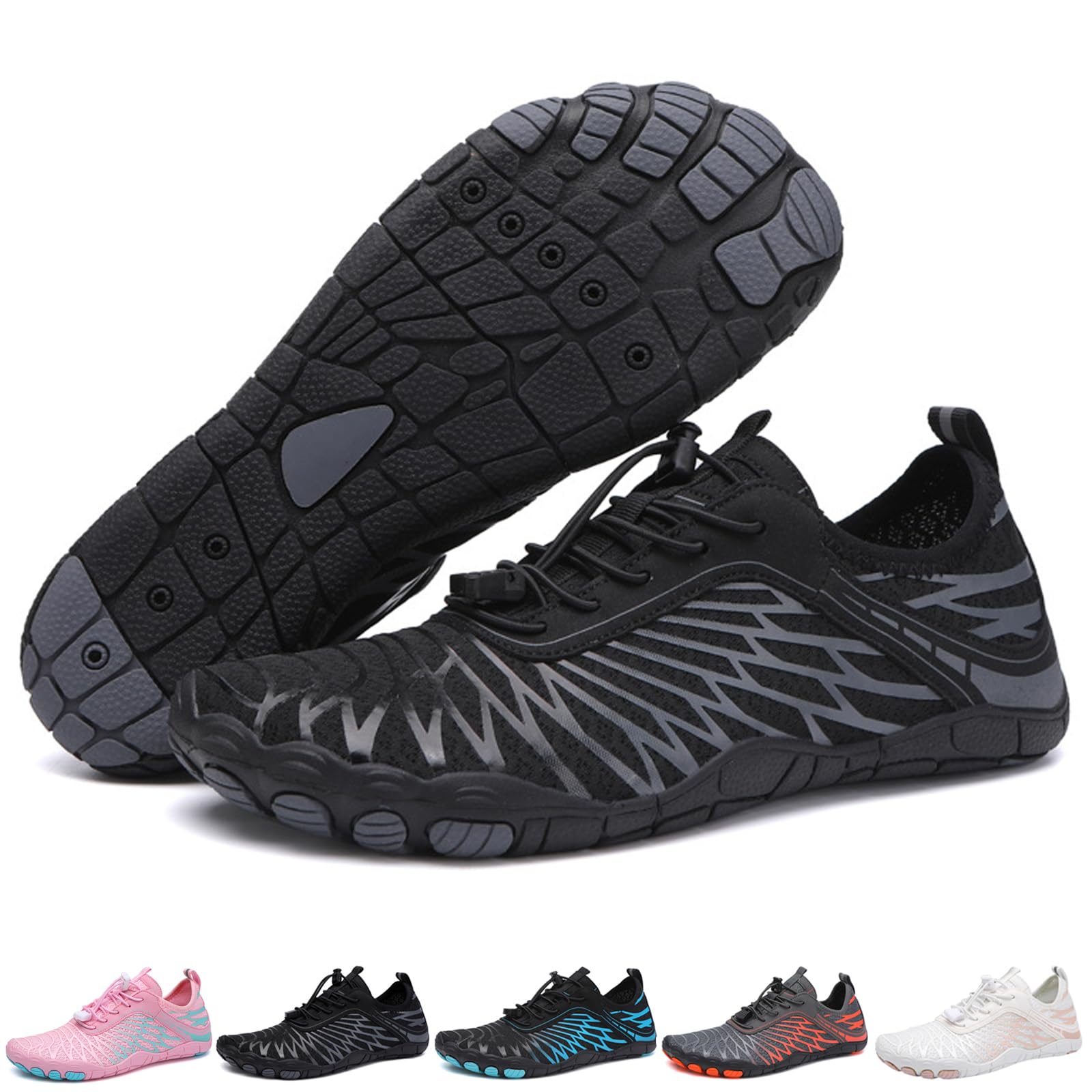 Hike Footwear Barefoot Womens - Unisex Mens Womens Athletic Hiking Quick Dry Non-Slip Barefoot Shoes