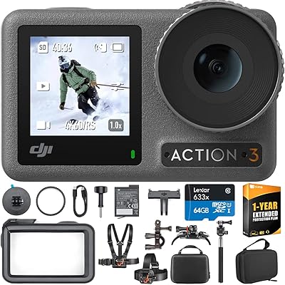 DJI Osmo Action 4 Standard Combo Bundle with 64GB Memory Card